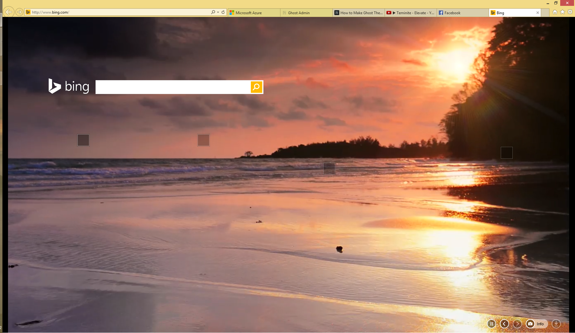 Bing after custom css
