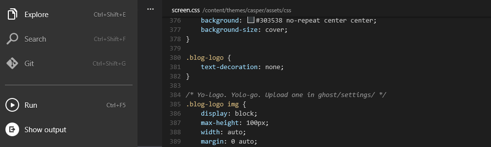 Visual Studio Online RUN