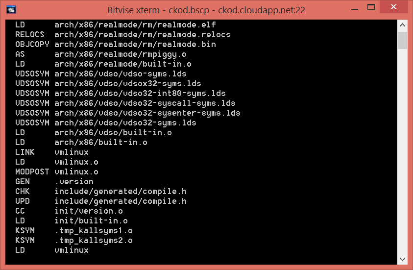 Program running in SSH