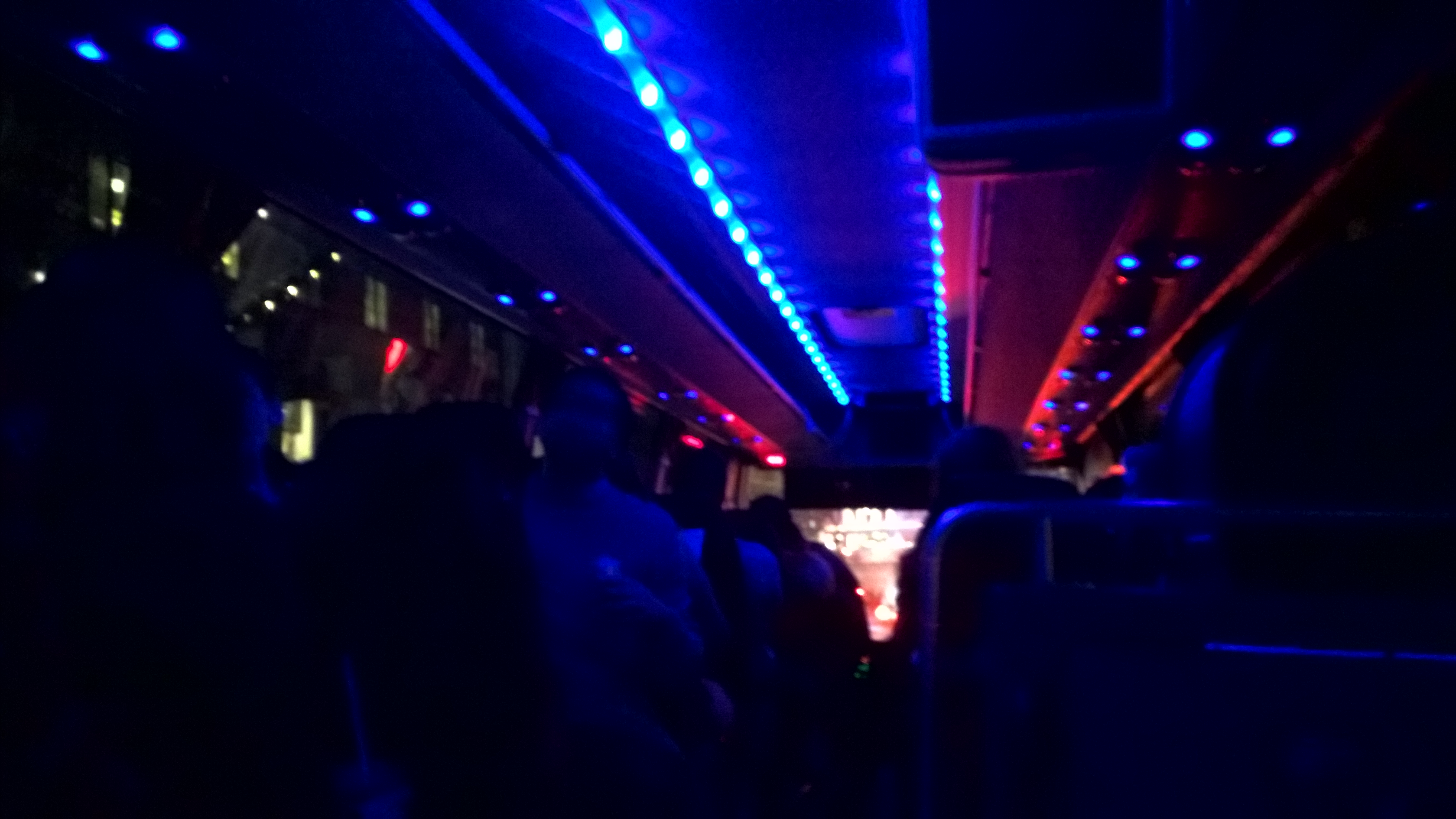 Inside the bus